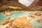 USA-Arizona-Grand Canyon National Park Rapids on Little Colorado River Art Print